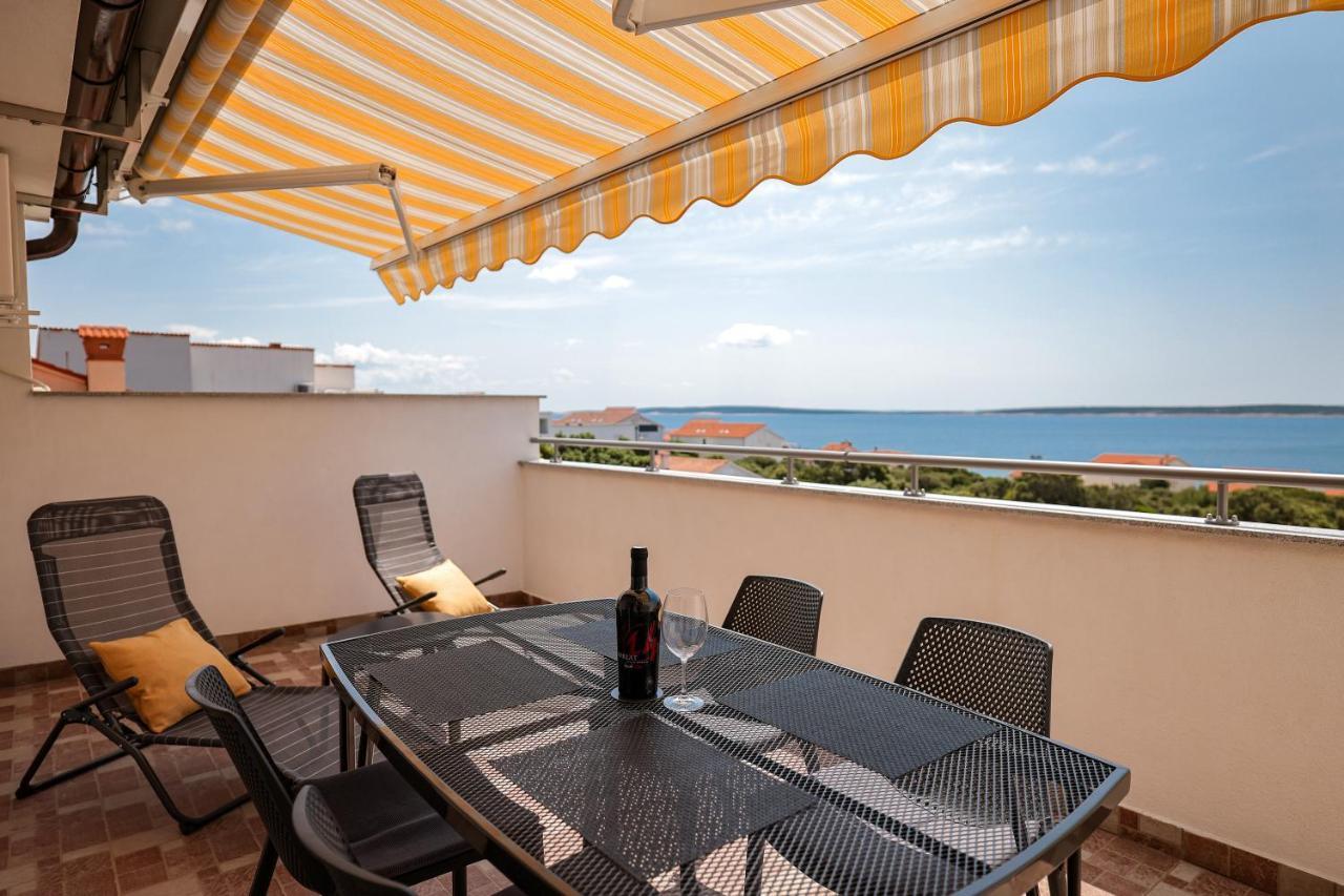 Chill 4 Real Sea View Mandre Apartment Exterior photo